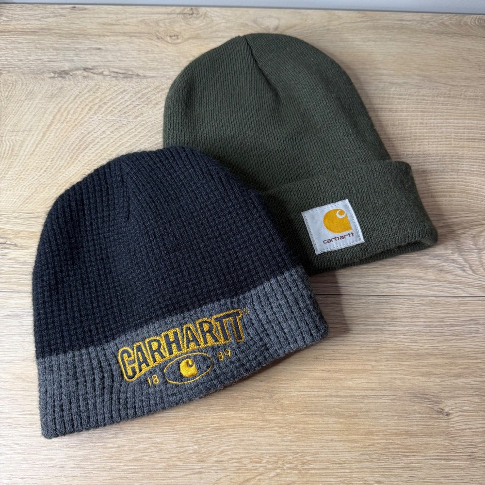 Carhartt Beanie Hat Knit Cuffed Logo Patch Mens Womens Unisex Winter Warm